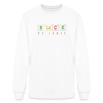 Black Nurse Registered Nurse - Men's Long Sleeve T-Shirt - white - Front