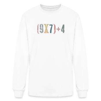 67 Sixty Seven Meme Six Seven Math Internet Meme - Men's Long Sleeve T-Shirt - white - Front