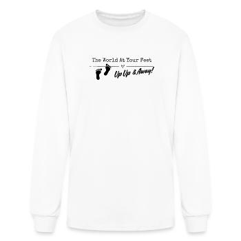 Up up & away  - Men's Long Sleeve T-Shirt - white - Front