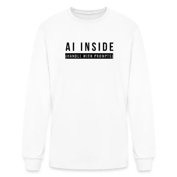 Handle With Prompts - Men's Long Sleeve T-Shirt - white - Front