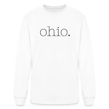 ohio - Men's Long Sleeve T-Shirt - white - Front