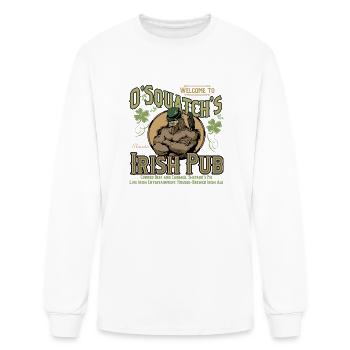 OSquatch's Irish Pub - Men's Long Sleeve T-Shirt - white - Front