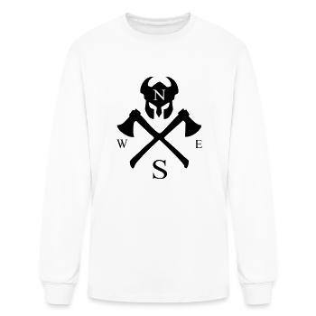 viking north - Men's Long Sleeve T-Shirt - white - Front