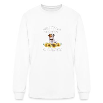 Jack Russell - Men's Long Sleeve T-Shirt - white - Front