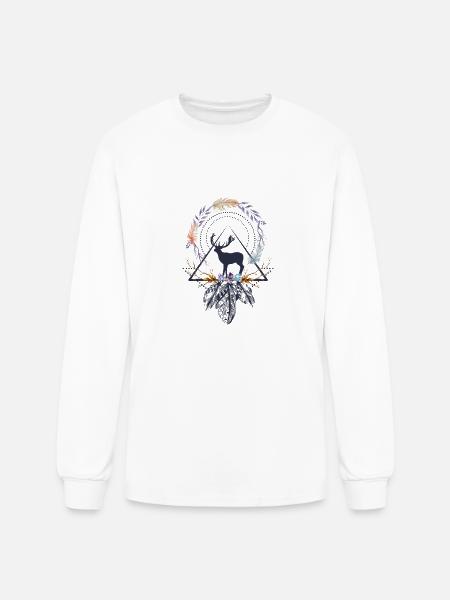 Beautiful Boho Design - Men's Long Sleeve T-Shirt - white