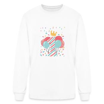 Birthday Baby - 1st Birthday - Men's Long Sleeve T-Shirt - white - Front
