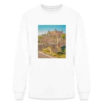 Toledo Cityscape Spain Europe - Men's Long Sleeve T-Shirt - white - Front