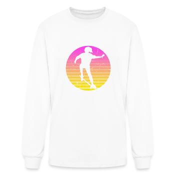 Skateboarding Skateboard Skateboarder Vintage - Men's Long Sleeve T-Shirt - white - Front
