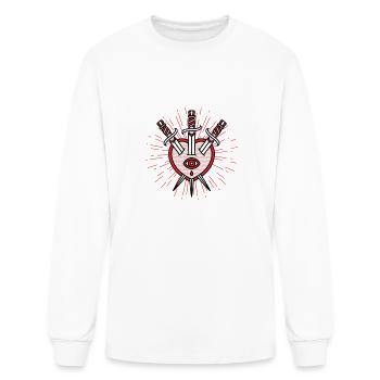 broken heart heartbroken - Men's Long Sleeve T-Shirt - white - Front