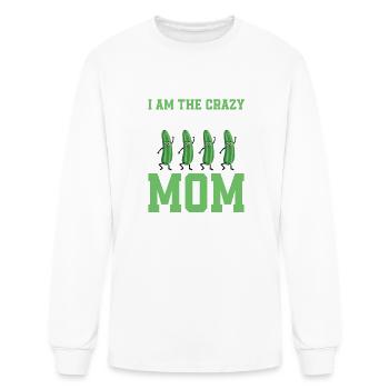 Cucumber Mom - Men's Long Sleeve T-Shirt - white - Front