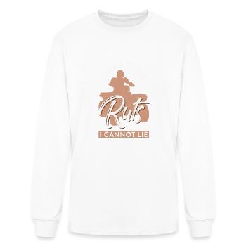 QUAD VTT Je fais de grosses ornières et je ne peux pas mentir tout-Terr - T-shirt à manches longues Homme - blanc - Devant