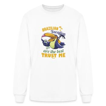 Brazil Rio de Janeiro South America gift - Men's Long Sleeve T-Shirt - white - Front