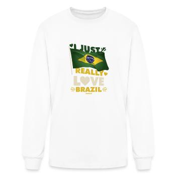 Brazil Rio de Janeiro South America gift - Men's Long Sleeve T-Shirt - white - Front