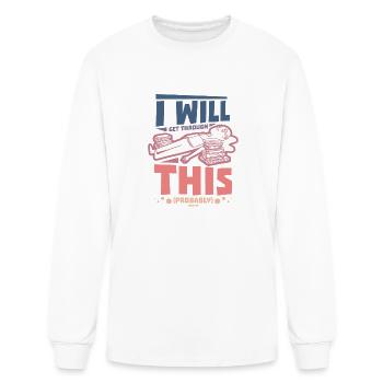 La motivation motive le don positif de carrière - T-shirt à manches longues Homme - blanc - Devant