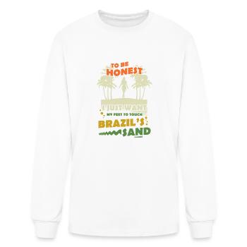Brazil Rio de Janeiro South America gift - Men's Long Sleeve T-Shirt - white - Front