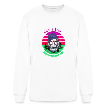 Hide and Seek Champion - Men's Long Sleeve T-Shirt - white - Front