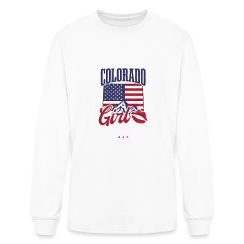 Never Mess With Girl - Men's Long Sleeve T-Shirt - white - Front