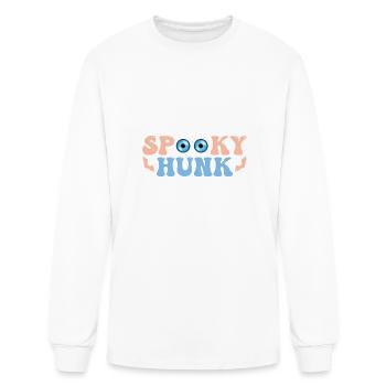 Spooky hunk Halloween - Men's Long Sleeve T-Shirt - white - Front
