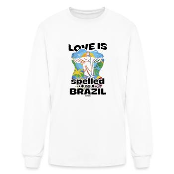 Brazil Rio de Janeiro South America gift - Men's Long Sleeve T-Shirt - white - Front
