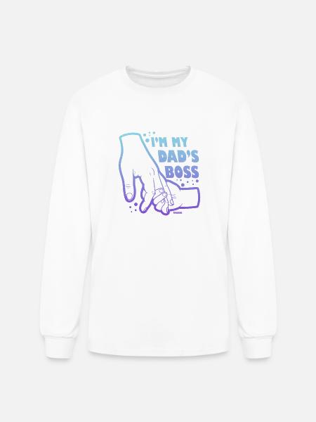 father and daughter - Men's Long Sleeve T-Shirt - white