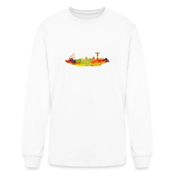 Brazil Rio de Janeiro South America gift - Men's Long Sleeve T-Shirt - white - Front