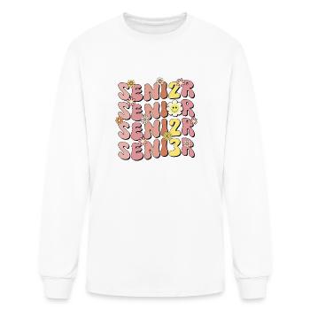 Retro Senior 2023 Back to School Class Of 2023 - Men's Long Sleeve T-Shirt - white - Front