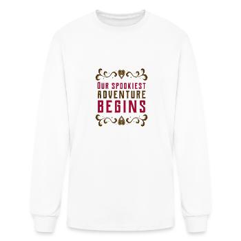 gothic themed t shirt design maker featuring a quo - Men's Long Sleeve T-Shirt - white - Front