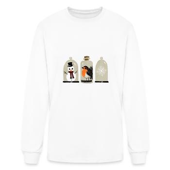 Christmas Bell Jars - Men's Long Sleeve T-Shirt - white - Front