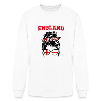 England National Soccer Team Soccer Fans T-Shirt - Men's Long Sleeve T-Shirt - white - Front