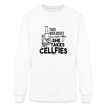 Laboratory chemist scientist - Men's Long Sleeve T-Shirt - white - Front