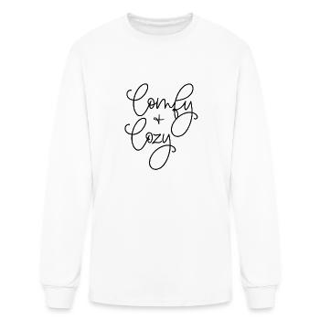 comfy and cozy - Men's Long Sleeve T-Shirt - white - Front