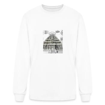 Vimana Blueprints Ancient India Temple Ancient - Men's Long Sleeve T-Shirt - white - Front