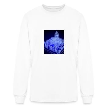 Vimana Blueprints Ancient India Temple Ancient - Men's Long Sleeve T-Shirt - white - Front