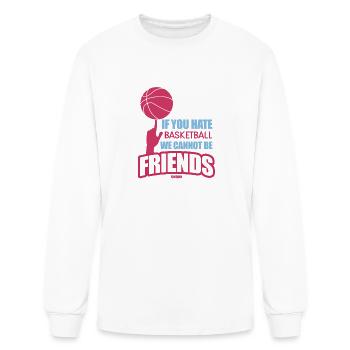 I love basketball - Men's Long Sleeve T-Shirt - white - Front