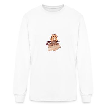 Crazy Cat Lady - Men's Long Sleeve T-Shirt - white - Front