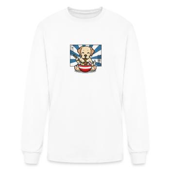 Laboratoire jaune - T-shirt à manches longues Homme - blanc - Devant
