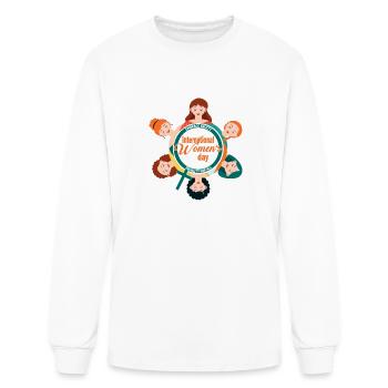 International Women's Day: Equality, Embrace Equit - Men's Long Sleeve T-Shirt - white - Front