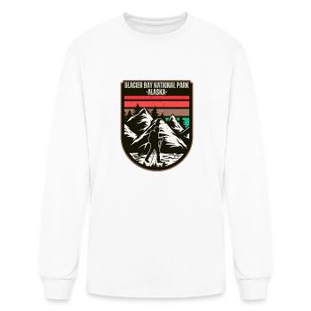 Parc national de Glacier Bay - T-shirt à manches longues Homme - blanc - Devant