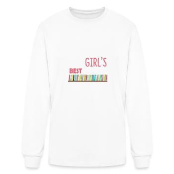 They Said Diamonds Are A Girl's Best Friend? Tell - Men's Long Sleeve T-Shirt - white - Front