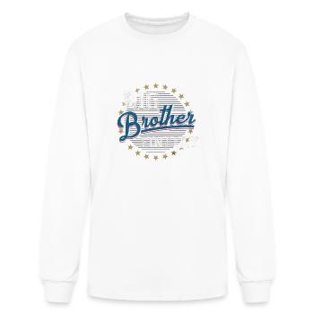 Big Brother Finally Shirt Finally Brothers The Big - Men's Long Sleeve T-Shirt - white - Front