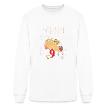Taco Emergency Call 9 Juan Juan Shirt Funny Call 9 - Men's Long Sleeve T-Shirt - white - Front