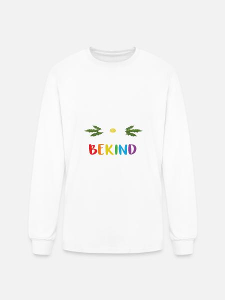 Be Anything Be Kind Pride - Men's Long Sleeve T-Shirt - white