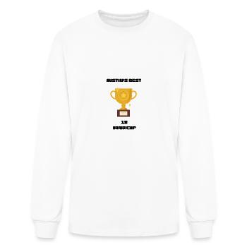 Austin's Best 18 Handicap - Men's Long Sleeve T-Shirt - white - Front