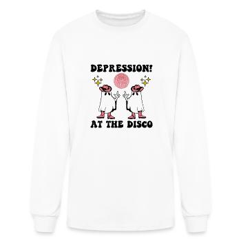 Depression At The Disco - Men's Long Sleeve T-Shirt - white - Front
