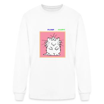 I Am Not Plump. I'm Fluffy - Men's Long Sleeve T-Shirt - white - Front