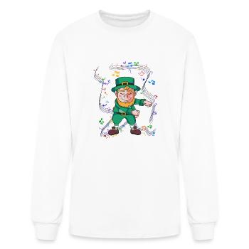 Kobold dances the raft dance party music - Men's Long Sleeve T-Shirt - white - Front