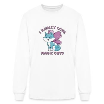 I love cats - Men's Long Sleeve T-Shirt - white - Front
