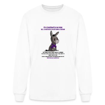 I'm Constantly In Pain - Men's Long Sleeve T-Shirt - white - Front