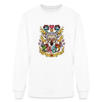 Knot quote - Men's Long Sleeve T-Shirt - white - Front