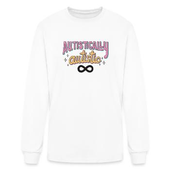 Autistically Autistic music - Men's Long Sleeve T-Shirt - white - Front
